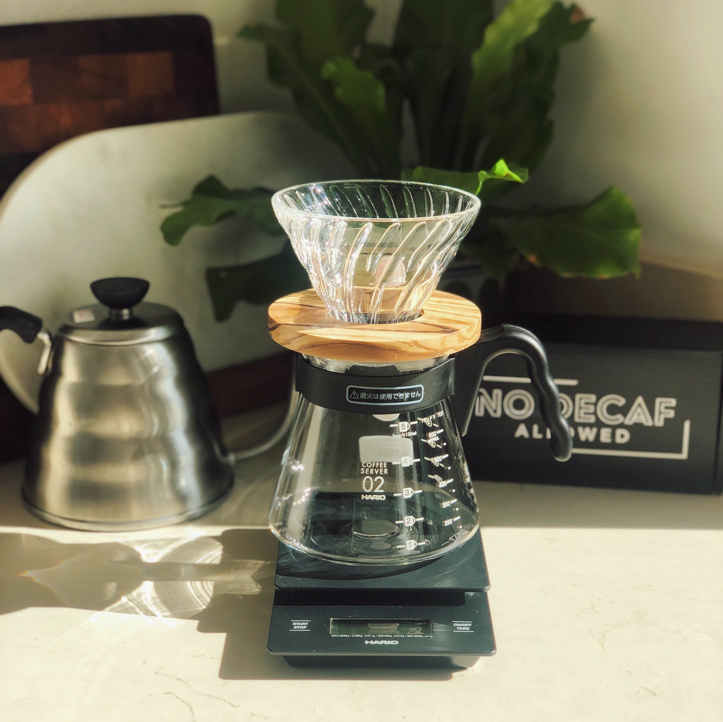 Hario Olive Wood V60 Brewer
