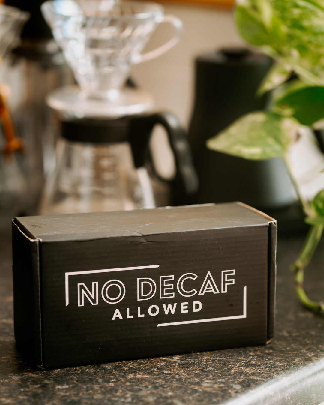 Always gift coffee when in doubt! NO DECAF ALLOWED allows you to personalize every coffee gift!
